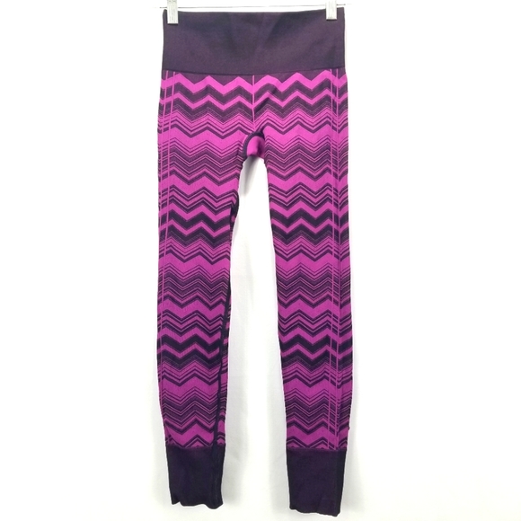 Lululemon Leggings Ebb To Street Pant Heathered Regal Plum Chevron leggins - Picture 2 of 12
